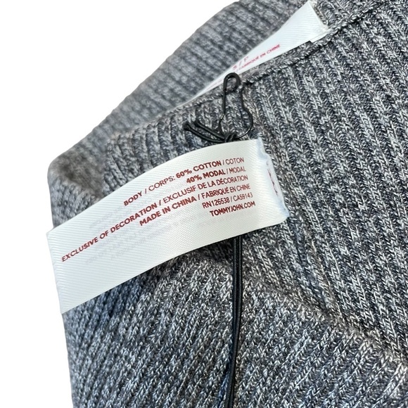 NWT Tommy John Women's Lounge Knit Sweater Leggings Medium Heather Gray Size S - Picture 4 of 9
